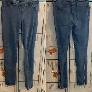 BCBGMAXAZRIA Myles elastic waistband skinny jeans